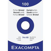 Bloc fiche Bristol - Format A5 - 30 feuilles - Oxford - Pointillés 5 x 5 mm  - blanc
