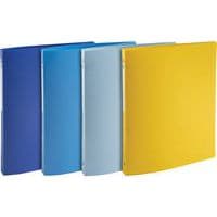 Classeur Bee Blue A4 - lot de 20 - couleurs assorties - Exacompta