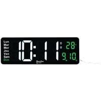 Horloge murale LED rectangulaire - Manutan Expert