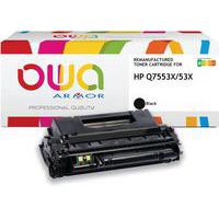 Toner remanufacturé HP Q7553X - Noir - Owa