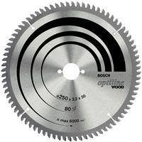 Lame de scie à onglet et radiale Optiline Wood - Ø 216 mm - Alésage Ø 30 mm