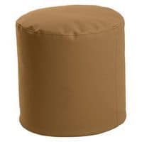 Pouf Cilindro souple Ø50 cm tissu simili cuir Spouf