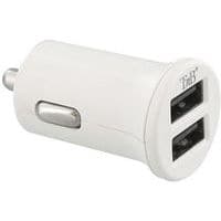 Chargeur allume-cigares 2 ports USB-A 12W compact - TNB