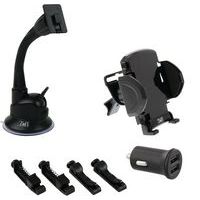 Kit voiture chargeur allume-cigares et support multi surface - TNB