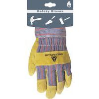 Gants docker croute bovin toile