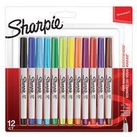 Marqueur permanent Sharpie - Pointe fine - Assortis