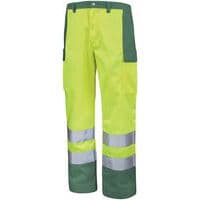 Pantalon Fluo Base XP 9B81 - Jaune fluo/Vert - Cepovett Safety