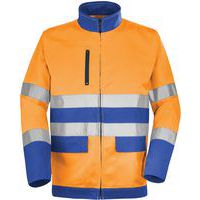 Blouson Fluo Base XP 9D81 - Orange fluo/Bleu - Cepovett Safety