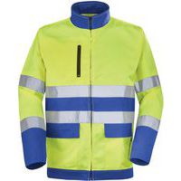 Blouson Fluo Base XP 9D81 - Jaune fluo/Bleu - Cepovett Safety