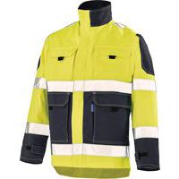 Blouson Fluo Tech 9282 - Jaune fluo/Bleu fonce - Cepovett Safety