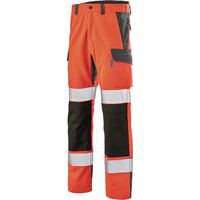 Pantalon Fluo Advanced 9B30 - Rouge fluo/Gris - Cepovett Safety