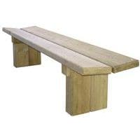 Banquette En Forme tout bois longueur 1,80 m