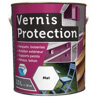 Vernis de protection mat - 0.75 et 2,5 L - Batir