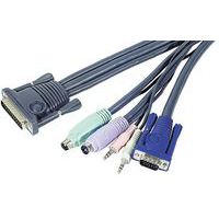 Cordon KVM VGA/PS2 et audio - 1.80m ATEN