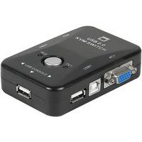 Mini kvm switch vga/usb 2 ports