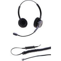 Casque telephone binaural micro Flex antibruit - Dacomex