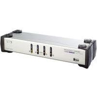 Commutateur KVM VGA-USB 4 ports Dual Screen et Audio ATEN