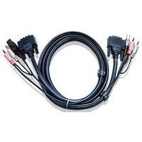 Cordon KVM DVI/USB/Audio Dual Link - 3M ATEN