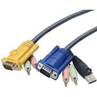 Câble E7 kvm ATEN 2L-53xxU VGA-USB-Audio - 5 m