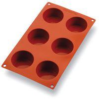 Plaque de 6 muffins en silicone Gastroflex - Matfer