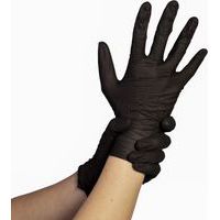 Gants noir en nitrile - Lot de 100 - Matfer