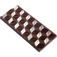 Moule chocolat pour 3 tablettes Geometric - Matfer