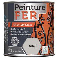 Peinture fer tous métaux Ecolabel - 0,5 L - Batir