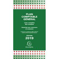 Plan comptable général avec couverture plastique 17,5x9cm