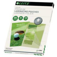 Pochettes de plastification A4 UDT - 80 µm - Pack de 100 - Leitz