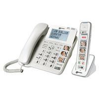 Téléphone filaire AmpliDect Combi 295 + sans fil PhotoDect295 -Geemarc