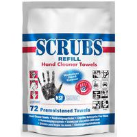 Recharge 72 lingettes nettoyantes - Scrubs