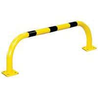 Arceau bas de protection jaune avec bandes noires - Procity