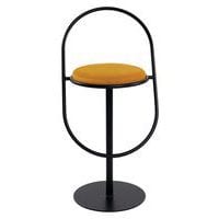 Tabouret haut Sat assise simili-cuir Meet By Paperflow