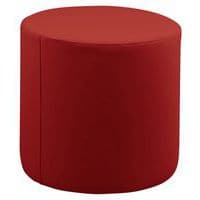 Pouf Camomillia rond simili cuir hauteur 55 cm - SPOUF