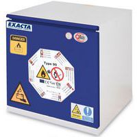 Armoire anti-feu 90min basse pour batteries lithium - alarme et prises