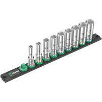 Jeu 9 douilles 3/8 - Socket Rail B Deep 1 - Wera