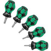 Jeu tournevis Tom Pouce Torx 5 pièces - Stubby Set TX1 - Wera