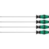 Jeu Tournevis pour vis Torx 4 pièces - 367/4 extra long - Wera