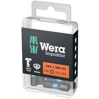 Embout extra rigide 6 pans,Impakt - 840/1 IMP DC Hex-Plus DIY - Wera