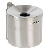 Cendrier mural en Inox Manutan - 1.5L - Manutan Expert