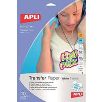 Feuille papier transfert A4 - Apli