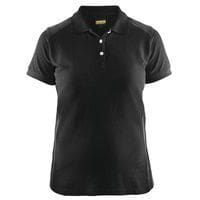 Polo femme noir/gris foncé