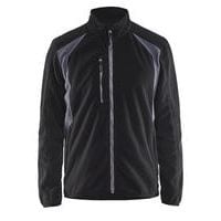 Veste micropolaire noir/gris