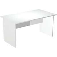 Bureau droit avec pieds panneaux Fast - 140 cm - Artarredi