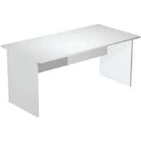 Bureau droit avec pieds panneaux Fast - 160 cm - Artarredi