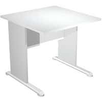 Bureau droit avec pieds L Fast - 80 cm - Artarredi