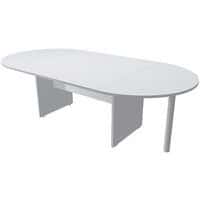 Table de réunion ovale avec pieds renfort métal Fast - Artarredi