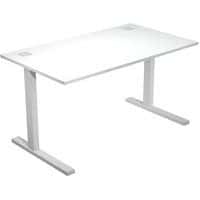 Bureau droit Visual sans voile de fond - 140 cm - Artarredi