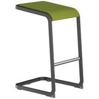 Tabouret haut avec pied anthracite C-Stool