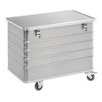 Chariot conteneur en aluminium - Capacité de 223 L à 656 L